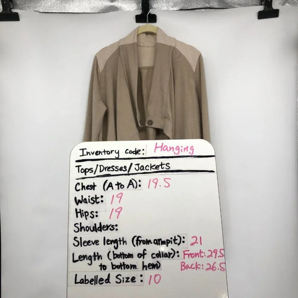 Lululemon Heathered Sand Coast Wrap in beige size 10 - Picture 14 of 15